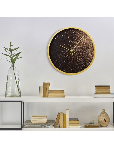 ZEGAR DEKORACYJNY 20 O 40 X 5 CM CZARNY