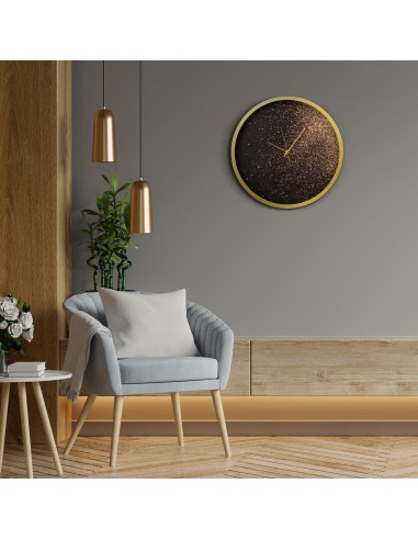 ZEGAR DEKORACYJNY 20 O 40 X 5 CM CZARNY