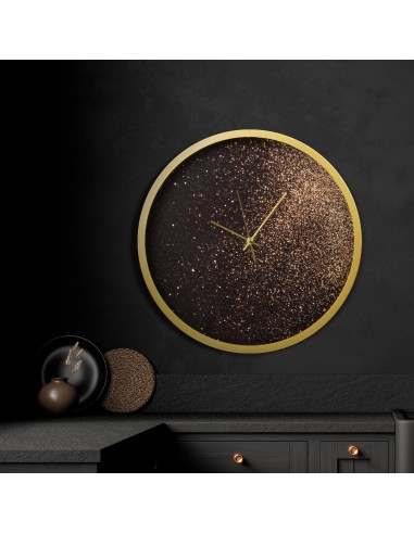 ZEGAR DEKORACYJNY 20 O 40 X 5 CM CZARNY