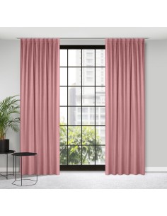 ZASŁONA GOTOWA MADLEN NA TAŚMIE 140 X 300 CM RÓŻOWY 2