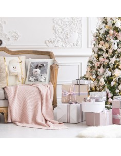 ŚWIĄTECZNA POSZEWKA KEVIN 40 X 40 CM BIAŁY 2