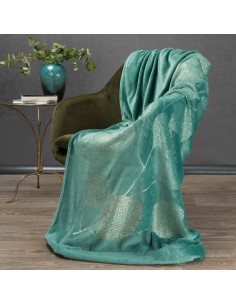 KOC GINKO2 150 X 200 CM TURKUSOWY