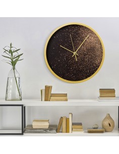 ZEGAR DEKORACYJNY 20 O 78 X 6 CM CZARNY 2