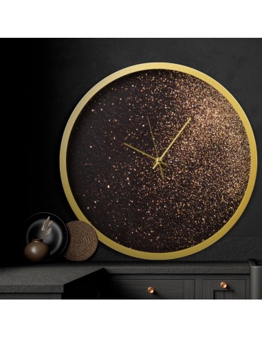 ZEGAR DEKORACYJNY 20 O 78 X 6 CM CZARNY