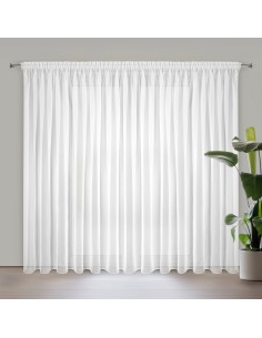 FIRANA GOTOWA LUCY NA TAŚMIE 400 X 250 CM BIAŁY