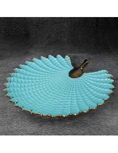 PATERA DEKORACYJNA HIRAL 40 X 38 X 5 CM JASNONIEBIESKI 2