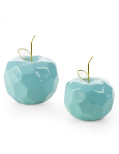 FIGURKA DEKORACYJNA APEL O 16 X 13 CM NIEBIESKI 2