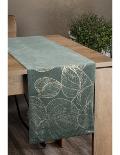 OBRUS BLINK 16 35 X 140 CM CIEMNOMIĘTOWY