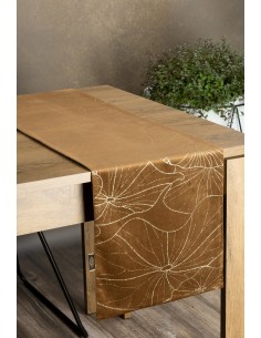 OBRUS BLINK 18 35 X 220 CM BRĄZOWY