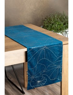 OBRUS BLINK 18 35 X 220 CM GRANATOWY