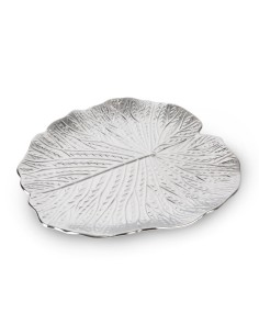 PATERA DEKORACYJNA KALINA (01) O 33 X 2 CM SREBRNY