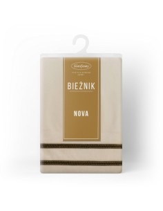 OBRUS GLEN 4 35 X 180 CM KREMOWY 2