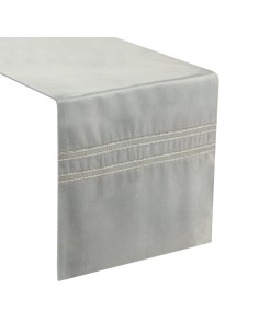 OBRUS GLEN 3 35 X 140 CM SREBRNY 2