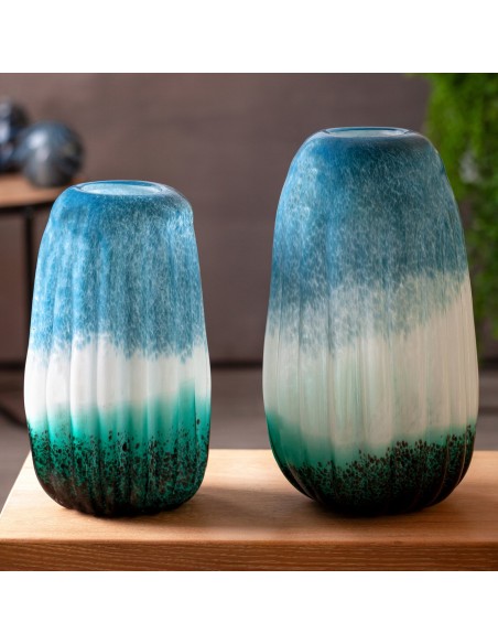 SZKŁO DEKORACYJNE DAGI (01) O 12 X 32 CM BIAŁY