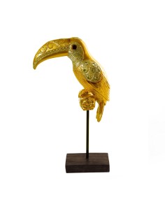 FIGURKA DEKORACYJNA FEMI (16) 23 X 12 X 40 CM ZŁOTY