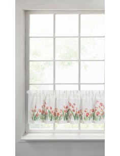 FIRANA GOTOWA STELLA NA TAŚMIE 150 X 30 CM BIAŁY