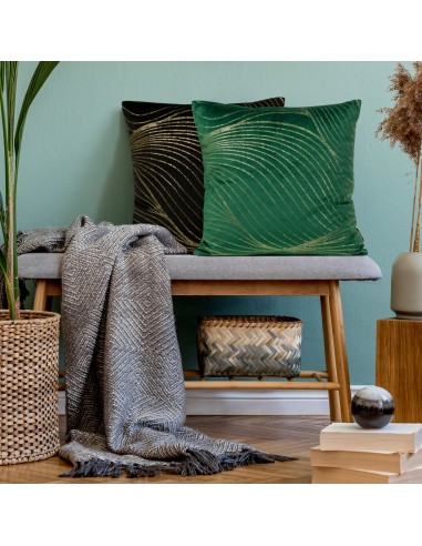 POSZEWKA BLINK 18 45 X 45 CM CIEMNOMIĘTOWY