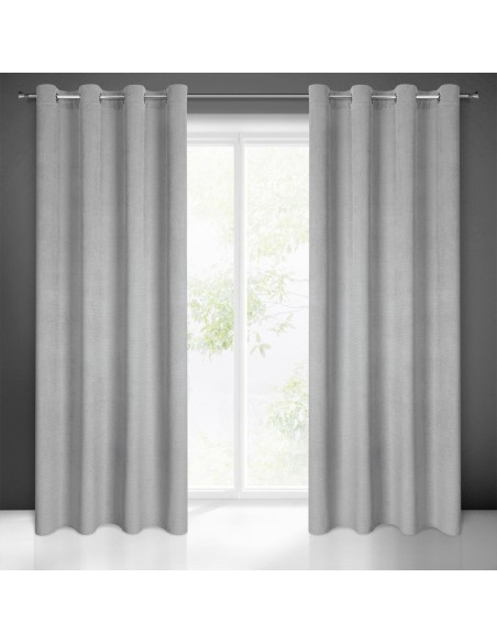 ZASŁONA GOTOWA ELIZA 140 X 250 CM SZARY