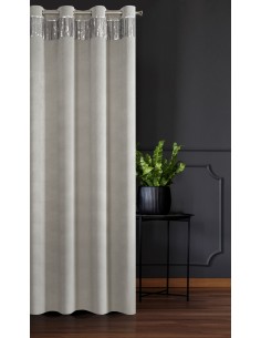 ZASŁONA GOTOWA JASPER 140 X 250 CM SREBRNY 2
