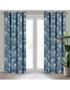 ZASŁONA GOTOWA D91 ANDY 140 X 250 CM CIEMNONIEBIESKI
