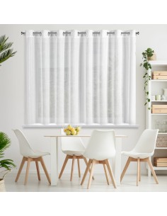 FIRANA GOTOWA EMMA 290 X 145 CM BIAŁY