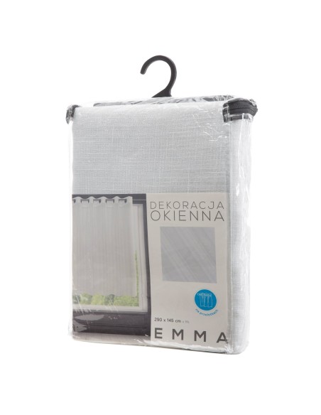 FIRANA GOTOWA EMMA 290 X 145 CM BIAŁY