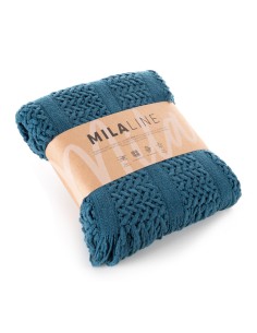 KOC AKRYL 1 130 X 170 CM GRANATOWY 2