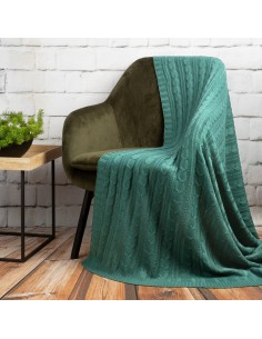 KOC AKRYL 2 130 X 170 CM CIEMNOZIELONY 2