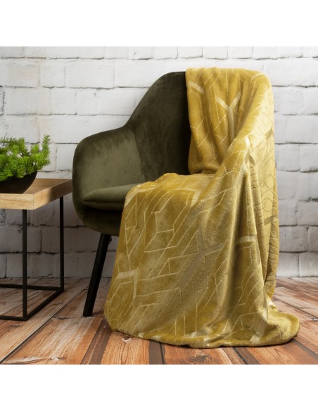 KOC GINKO4 150 X 200 CM ZŁOTY