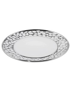 PATERA DEKORACYJNA MADLEN2 (4) FI 30 X 2 CM BIAŁY