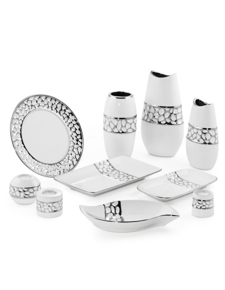 PATERA DEKORACYJNA MADLEN2 (4) FI 30 X 2 CM BIAŁY