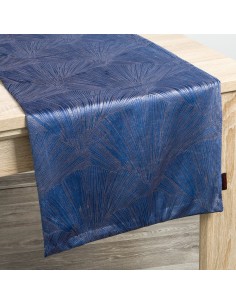 OBRUS GOJA 40 X 140 CM GRANATOWY