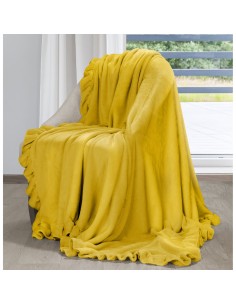 KOC DOLLY 150 X 200 CM MUSZTARDOWY