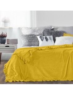 KOC DOLLY 150 X 200 CM MUSZTARDOWY 2