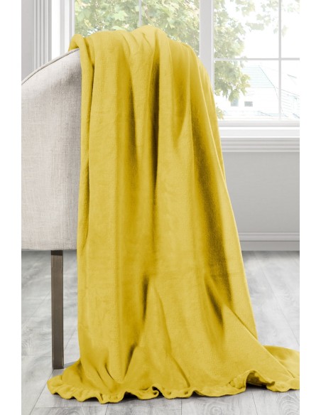 KOC DOLLY 150 X 200 CM MUSZTARDOWY