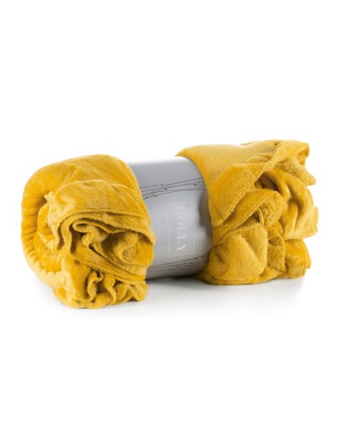 KOC DOLLY 150 X 200 CM MUSZTARDOWY