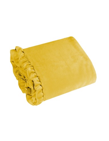 KOC DOLLY 150 X 200 CM MUSZTARDOWY