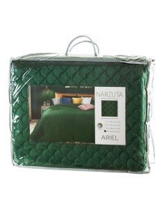 NARZUTA ARIEL 230 X 260 CM CIEMNOZIELONY 2