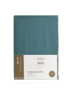 PRZEŚCIERADŁO Z GUMKĄ NOVA3 220 X 200 X 30 CM TURKUSOWY 2