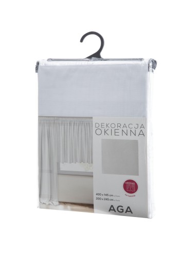FIRANA GOTOWA AGA-4 600 X 245 CM BIAŁY