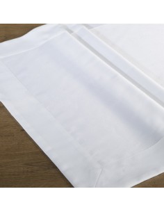 OBRUS MILA 85 X 85 CM BIAŁY