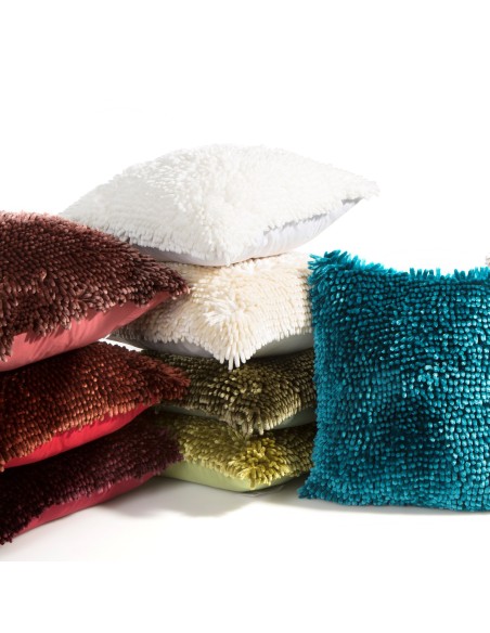 POSZEWKA SHAGGY 1 40 X 40 CM ZIELONY