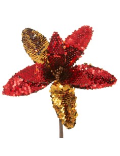 KWIAT ŚWIĄTECZNY 80A 20 CM CZERWONY