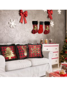 OZDOBA ABBIE 50 CM CZERWONY 2