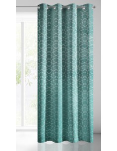 ZASŁONA GOTOWA MANDI 135 X 250 CM TURKUSOWY 2