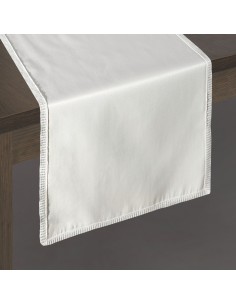 OBRUS DEKORACYJNY 35 X 180 CM BEŻOWY