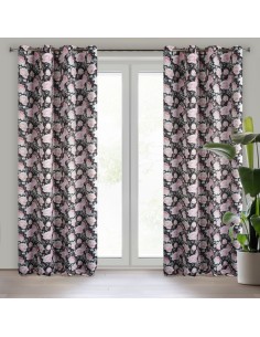 ZASŁONA GOTOWA BELLIS 140 X 250 CM CZARNY