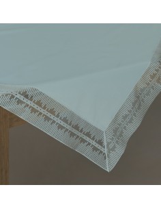 OBRUS DEKORACYJNY 80 X 80 CM MIĘTOWY