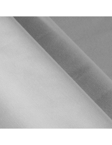 OBRUS DEKORACYJNY 150 X 220 CM SREBRNY