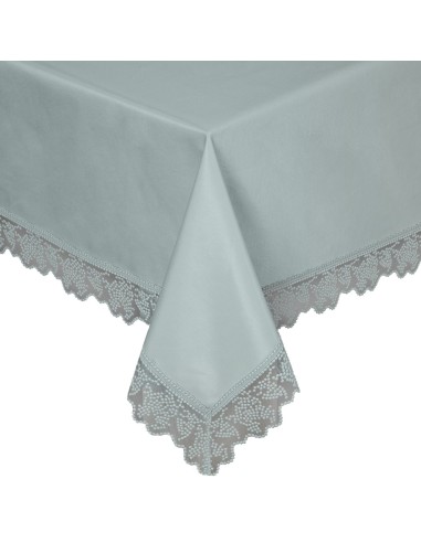 OBRUS DEKORACYJNY 150 X 300 CM SREBRNY